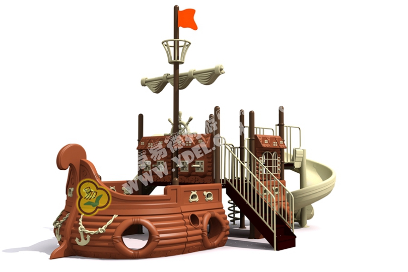 兒童海盜船滑滑梯設備六