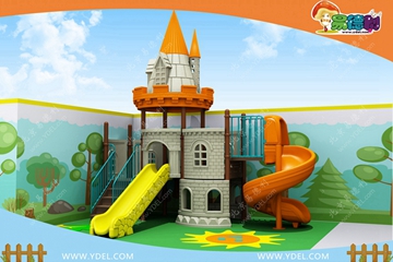 幼兒園城堡滑梯2